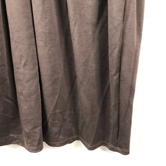 IGIGI Dress Womens 22 Plus Size Brown Office Career Stretch Knit Ruffle Feminine - Picture 11 of 15